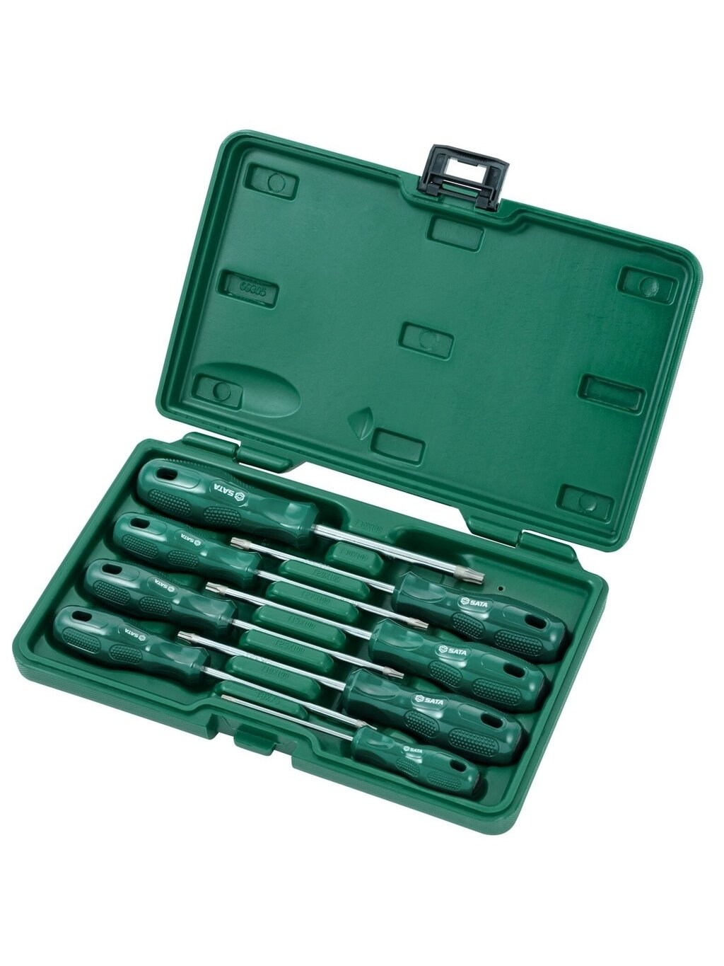 ⬡ Atsuktuvų TORX rinkinys 8 vnt. (S09305, SATA) ⬡ Atsuktuvų TORX rinkinys 8 vnt. (S09305, SATA)