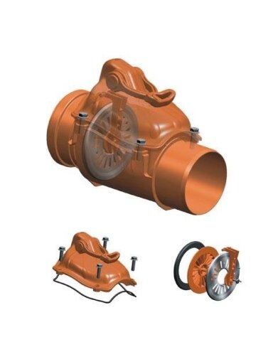 Atbulinis vožtuvas Magnaplast, Ø 110 mm