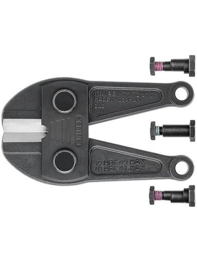 Atsarginė galvutė skirta 7172610 replėms, Knipex
