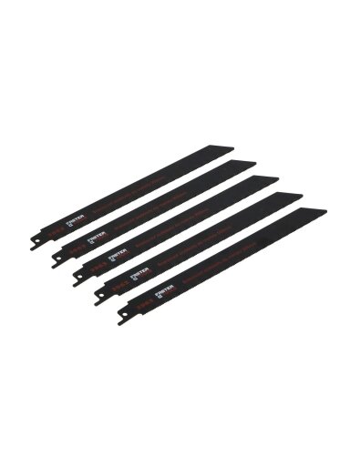 Atsarginiai pjūkleliai el.siaurapjūkliui (metalui) 225mm 24TPI BiMetal Faster Tools