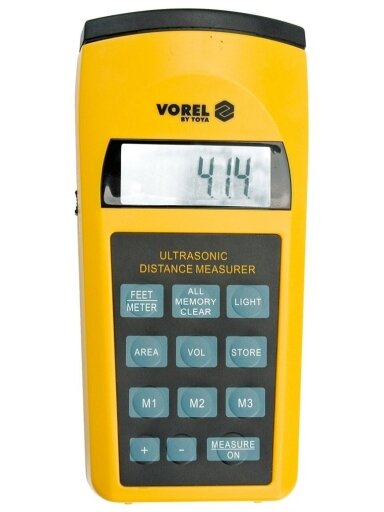Atstumo matuoklis, ultragarsinis Vorel | 0.91-15m, +-0.5%