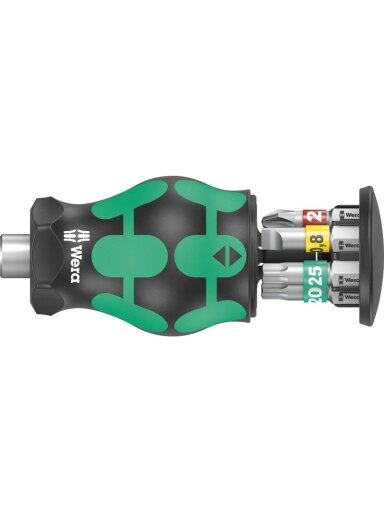 Atsuktuvas su  antgaliais Wera 6 vnt  PH, TORX, SL