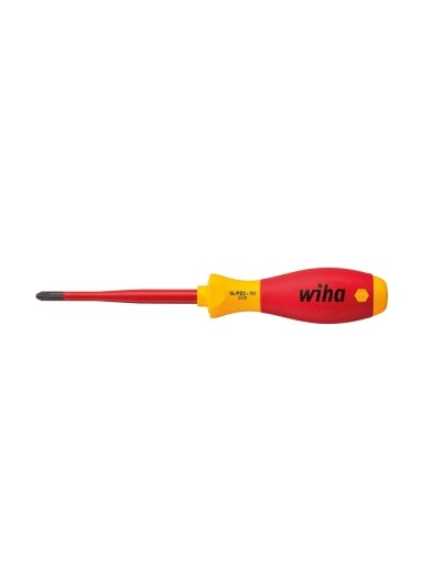 Atsuktuvas WIHA SoftFinish® electric slimFix PlusMinus / Pozidriv SL / PZ2 x 100 mm Atsuktuvas WIHA SoftFinish® electric slimFix PlusMinus / Pozidriv SL / PZ2 x 100 mm