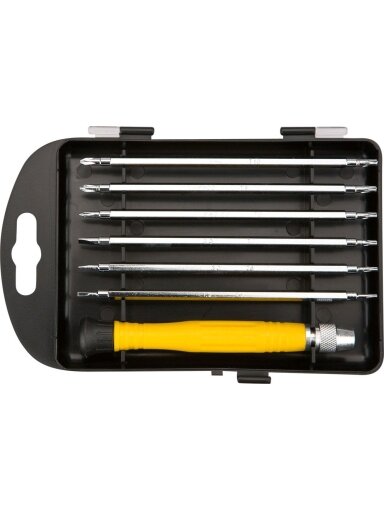 Atsuktuvėlių rinkinys 7 vnt. CrV Topex | (+), (-), TORX