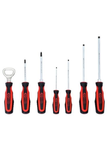 Atsuktuvų komplektas (PH1, PH2, Slotted 3; 4; 5,5; 6,5), KS Tools