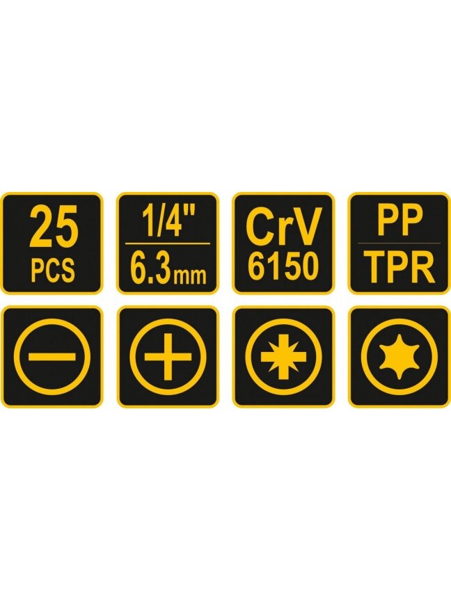 Atsuktuvas "T" form. + 25 antgalis Vorel 5