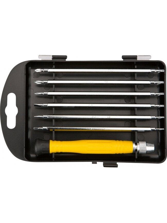 Atsuktuvėlių rinkinys 7 vnt. CrV Topex | (+), (-), TORX Atsuktuvėlių rinkinys 7 vnt. CrV Topex | (+), (-), TORX
