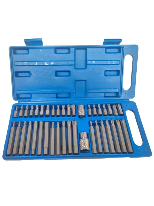 ⬡ Atsuktuvo antgalių rinkinys 40 vnt. TORX, HEX, SPLINE (MHR04759) ⬡ Atsuktuvo antgalių rinkinys 40 vnt. TORX, HEX, SPLINE (MHR04759)