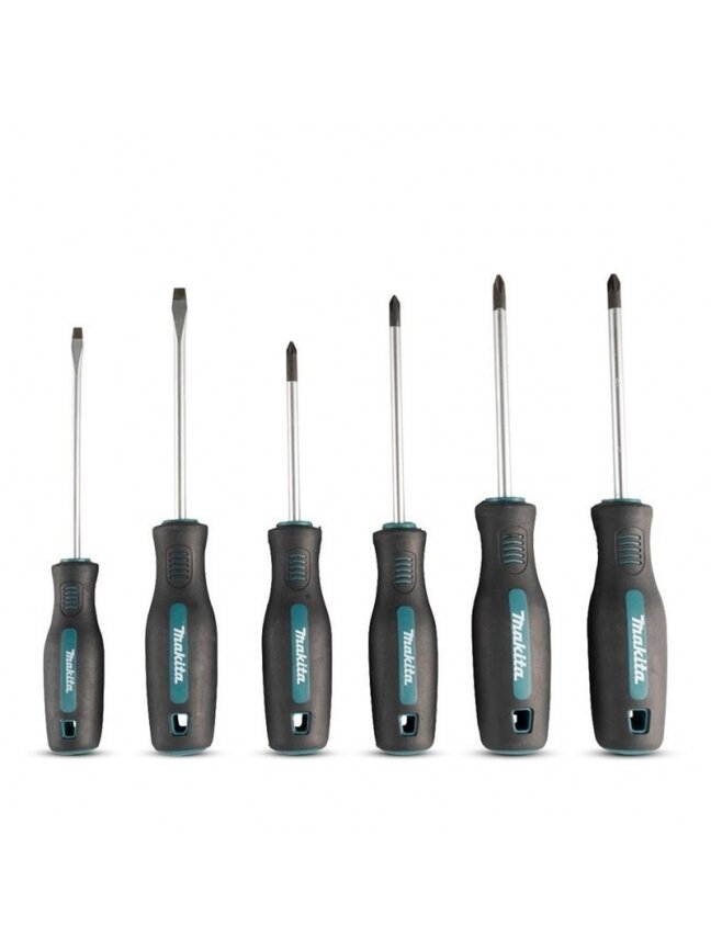 Atsuktuvų komplektas Makita 6 vnt E-13524 Atsuktuvų komplektas Makita 6 vnt E-13524