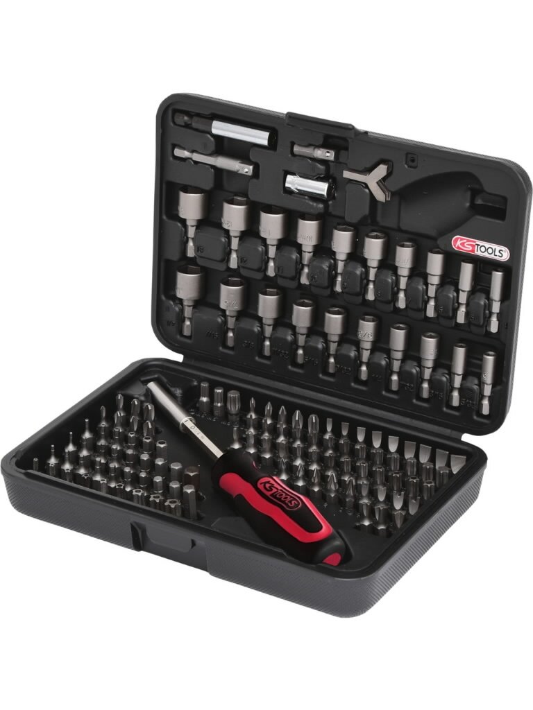 Atsuktuvo antgalių komplektas CLASSIC 1/4´´ 122 vnt, KS Tools 1