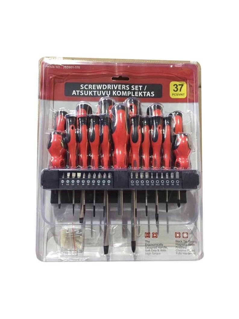 Atsuktuvų rinkinys JBB901-370, 37vnt. Atsuktuvų rinkinys JBB901-370, 37vnt.