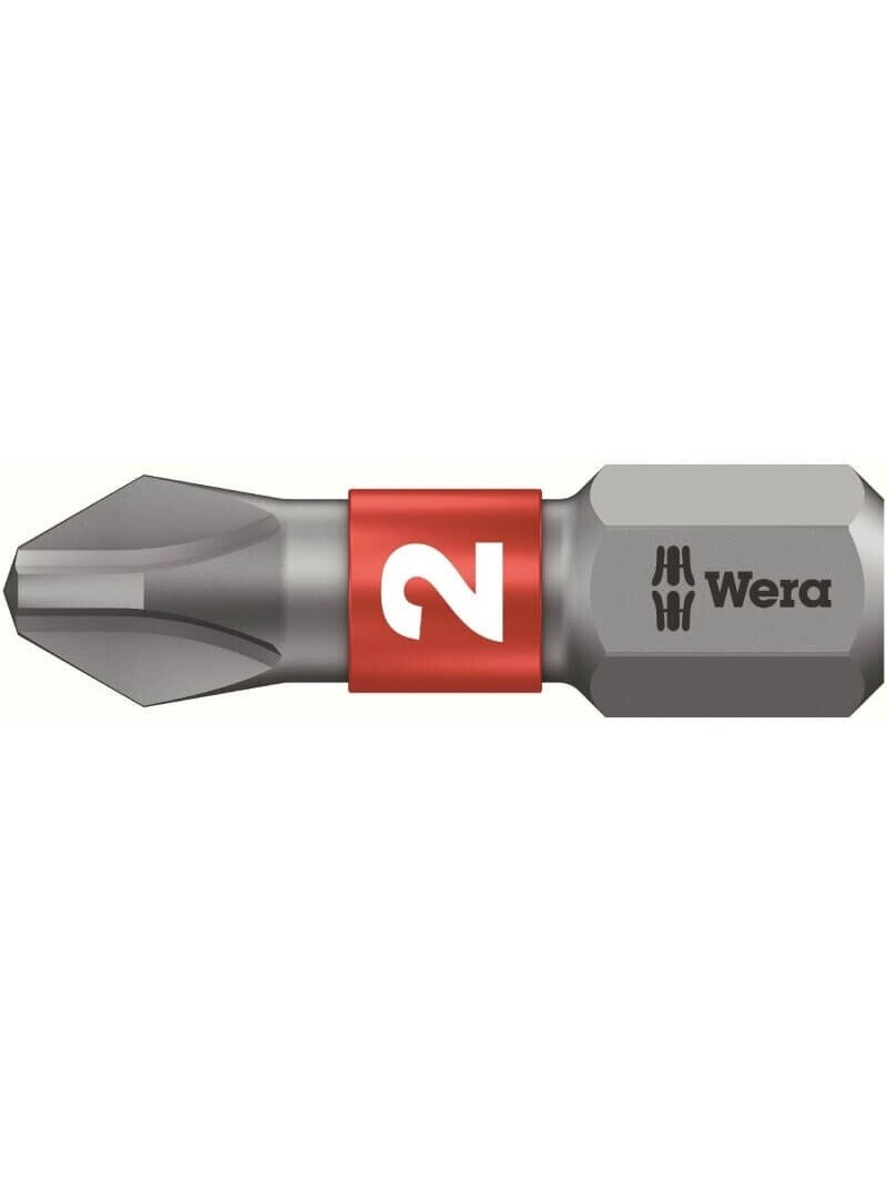 Atsuktuvo antgalių kryžminių 25mm ilgio rinkinys 855/1 Z PZ2 DIY 100 (100 vnt) (05072444001, WERA) Atsuktuvo antgalių kryžminių 25mm ilgio rinkinys 855/1 Z PZ2 DIY 100 (100 vnt) (05072444001, WERA)
