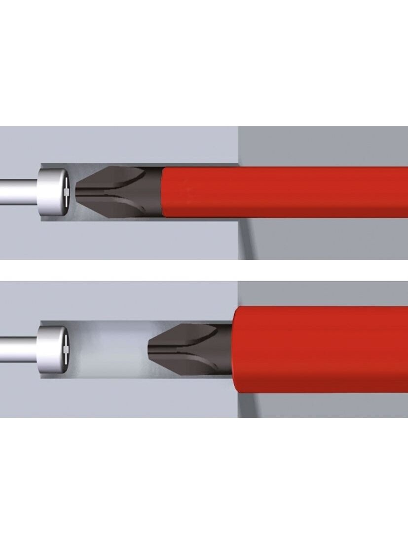 Atsuktuvas WIHA SoftFinish® electric slimFix PlusMinus / Pozidriv SL / PZ2 x 100 mm 1