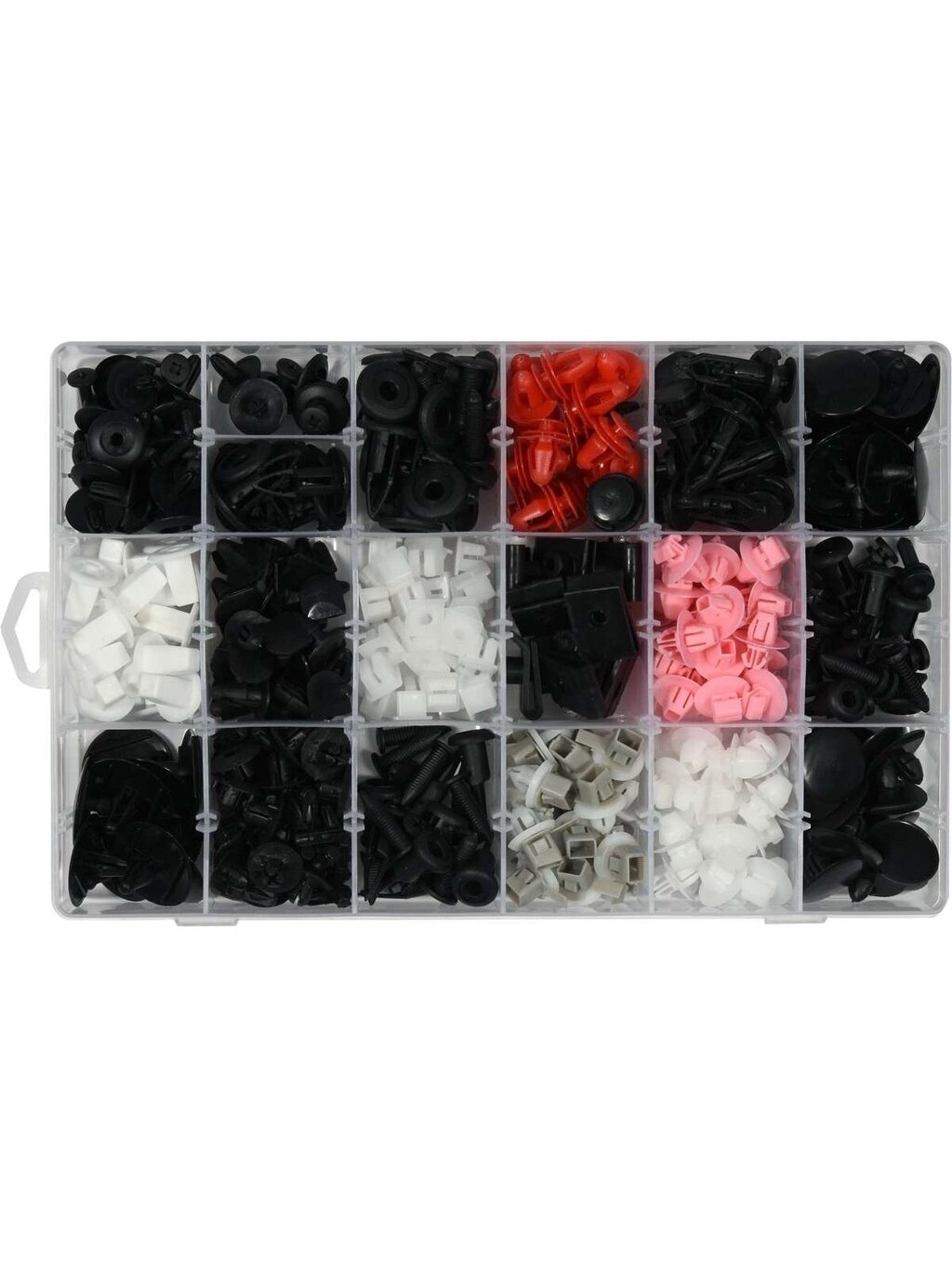⬡ Automobilio apdailos plastikinių laikiklių rinkinys (360vnt) Toyota, Lexus (YT06650, YATO) ⬡ Automobilio apdailos plastikinių laikiklių rinkinys (360vnt) Toyota, Lexus (YT06650, YATO)