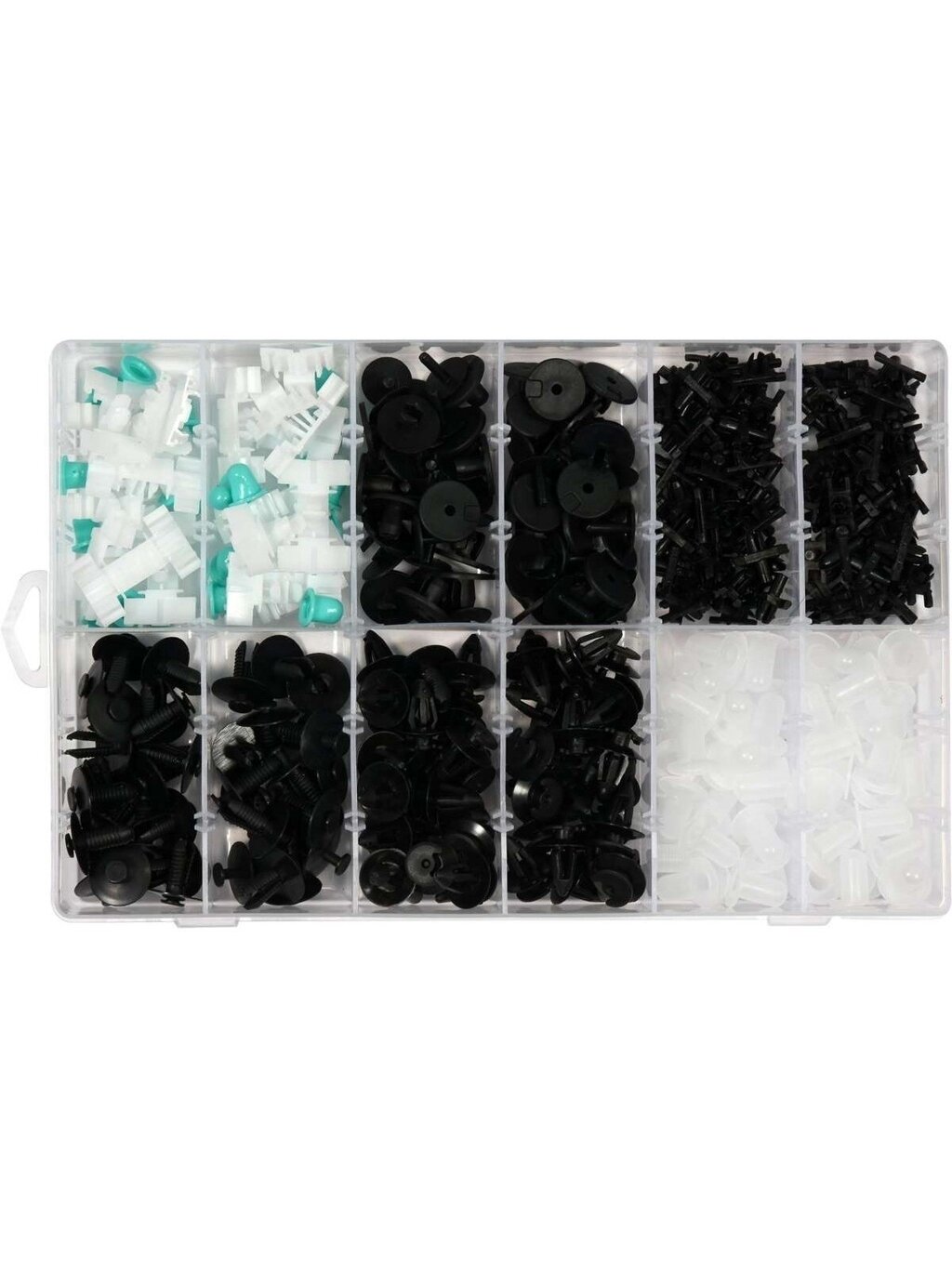 ⬡ Automobilio apdailos plastikinių laikiklių rinkinys (415vnt) Ford (YT06660, YATO) ⬡ Automobilio apdailos plastikinių laikiklių rinkinys (415vnt) Ford (YT06660, YATO)