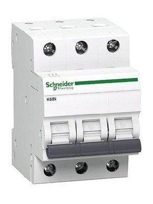 Automatinis jungiklis Schneider K60N, 3P, C, 6kA, 16 A Automatinis jungiklis Schneider K60N, 3P, C, 6kA, 16 A
