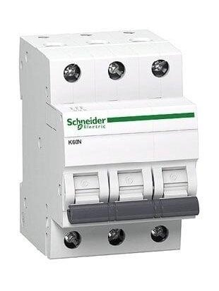 Automatinis jungiklis Schneider K60N, 3P, C, 6kA, 20 A