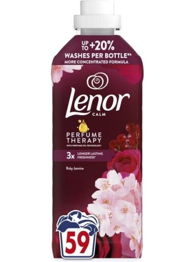 Audinių minkštiklis Lenor Ruby Jasmine, skystas, 1.239 l