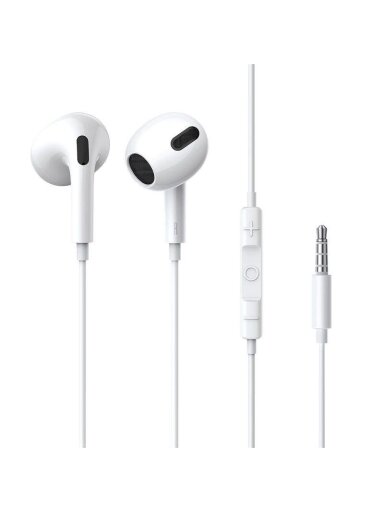 AUSINĖS 3.5MM BASEUS ENCOK H17 BALTOS