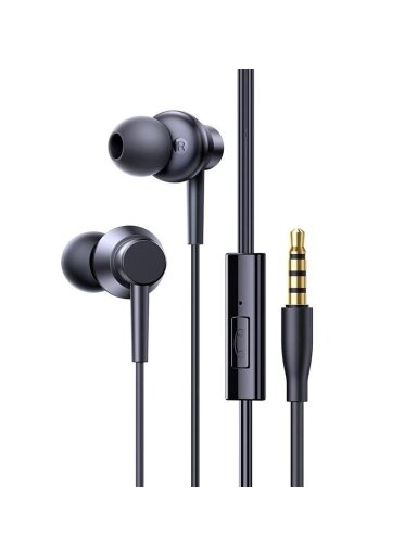 AUSINĖS 3.5MM BASEUS ENCOK HZ11 JUODOS