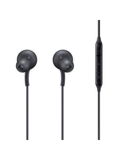 AUSINĖS SAMSUNG AKG USB-C JUODOS