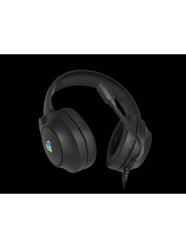 AUSINĖS ŽAIDIMŲ GENESIS NEON 213 RGB JUODOS