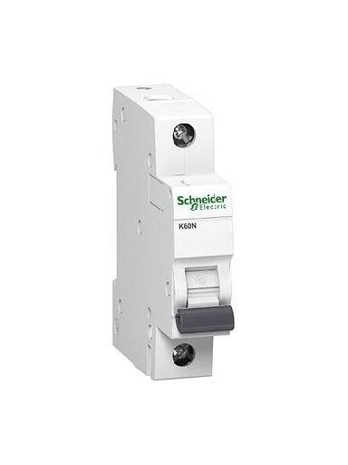 Automatinis jungiklis Schneider K60N, 1P, C, 2A, 6kA