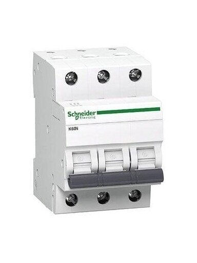 Automatinis jungiklis Schneider K60N, 3P, C, 6kA, 16 A