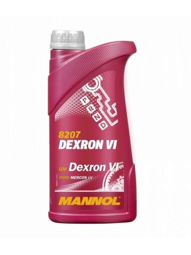 Automatinių pavarų dėžių alyva Mannol ATF Dexron VI, 1 l