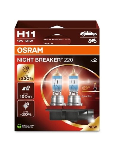 Automobilio lemputė Osram Halogeninė, balta, 12 V