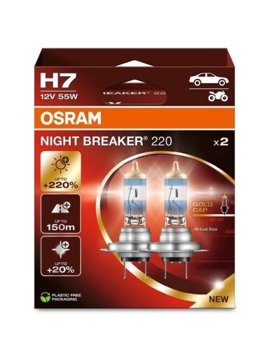 Automobilio lemputė Osram Halogeninė, balta, 12 V