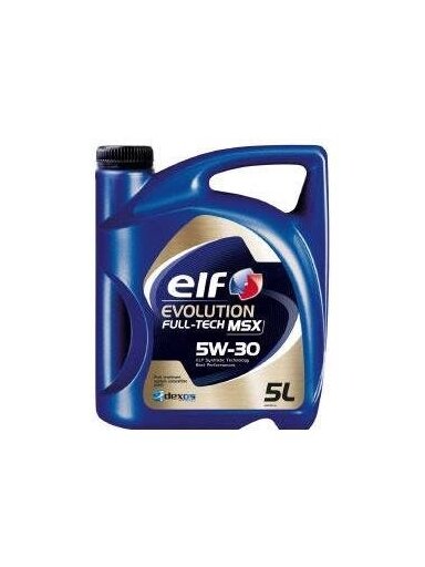 AUTOMOBILIO VARIKLIO TEPALAI „ELF EVOLUTION FT MSX 5W/30“