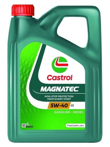 Automobilio variklio tepalas Castrol Magnatec C3, 5W-40, 4 l