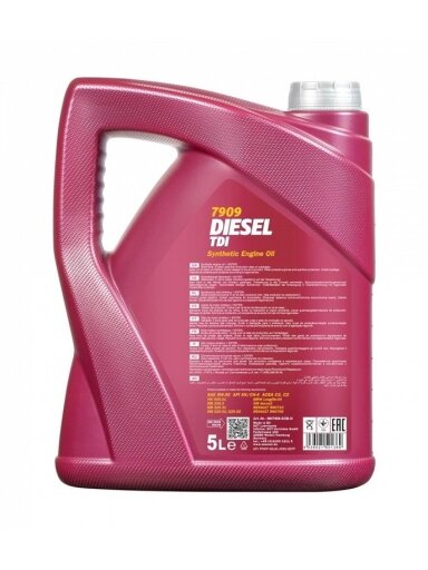 Automobilio variklio tepalas Mannol Diesel TDI, 5W-30, 5 l