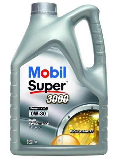 Automobilio variklio tepalas Mobil Super 3000 VC 0W-30, 5 l