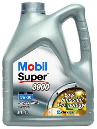Automobilio variklio tepalas Mobil Super 3000 XE, 5W-30, 4 l