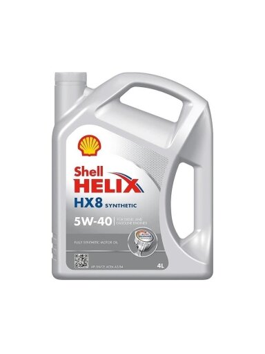 Automobilio variklio tepalas Shell Helix HX8 5W-40, 4 l
