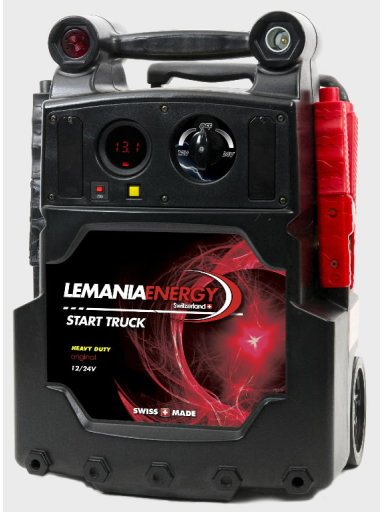 Automobilių užvedėjas HD P21 12V/24 2x25Ah 3100/6200A(P), Lemania