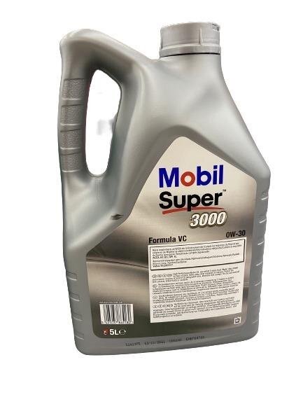 Automobilio variklio tepalas Mobil Super 3000 VC 0W-30, 5 l 1 Automobilio variklio tepalas Mobil Super 3000 VC 0W-30, 5 l 1