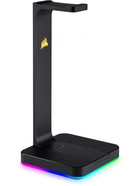 Ausinių stovas Corsair ST100 RGB Premium, juoda 2 Ausinių stovas Corsair ST100 RGB Premium, juoda 2