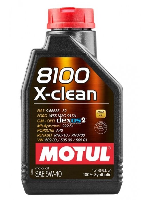 Automobilio variklio tepalas MOTUL X-CLEAN, 5W-40, 1 l Automobilio variklio tepalas MOTUL X-CLEAN, 5W-40, 1 l