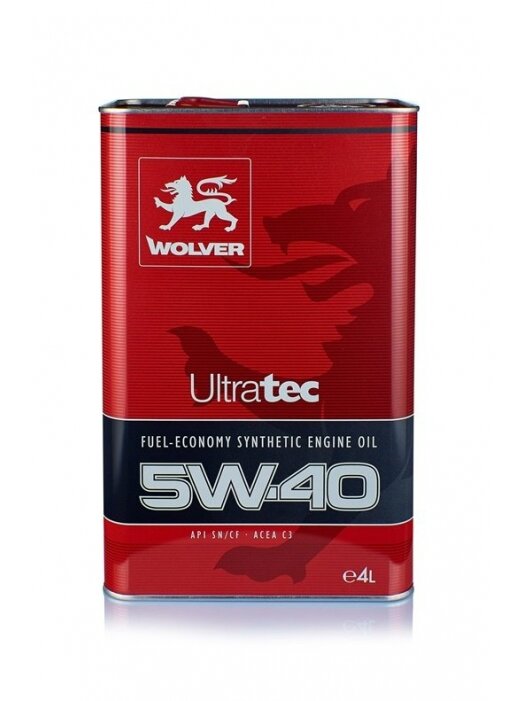 Automobilio variklio tepalas Wolver 5W - 40, sintetinis, 4 l