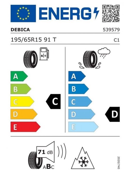Automobilio padanga Debica Frigo2, M+S, 195/65 R15, 91T 2 Automobilio padanga Debica Frigo2, M+S, 195/65 R15, 91T 2