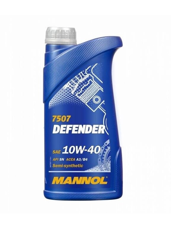 Automobilio variklio tepalas Mannol Defender, 10W-40, 1 l