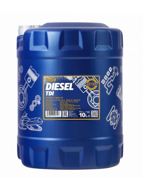 Automobilio variklio tepalas Mannol Diesel TDI, 5W-30, 10 l Automobilio variklio tepalas Mannol Diesel TDI, 5W-30, 10 l