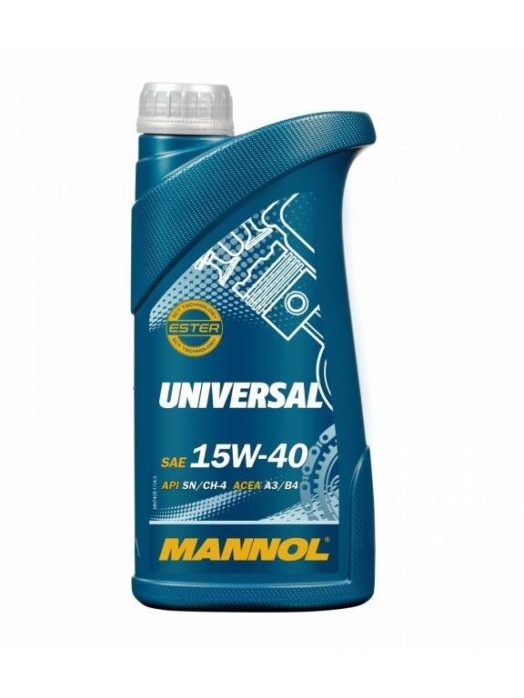 Automobilio variklio tepalas Mannol Universal, 15W-40, 1 l