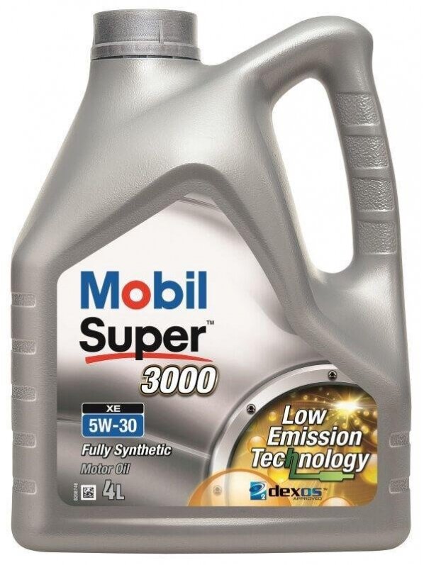 Automobilio variklio tepalas Mobil Super 3000 XE, 5W-30, 4 l 2 Automobilio variklio tepalas Mobil Super 3000 XE, 5W-30, 4 l 2