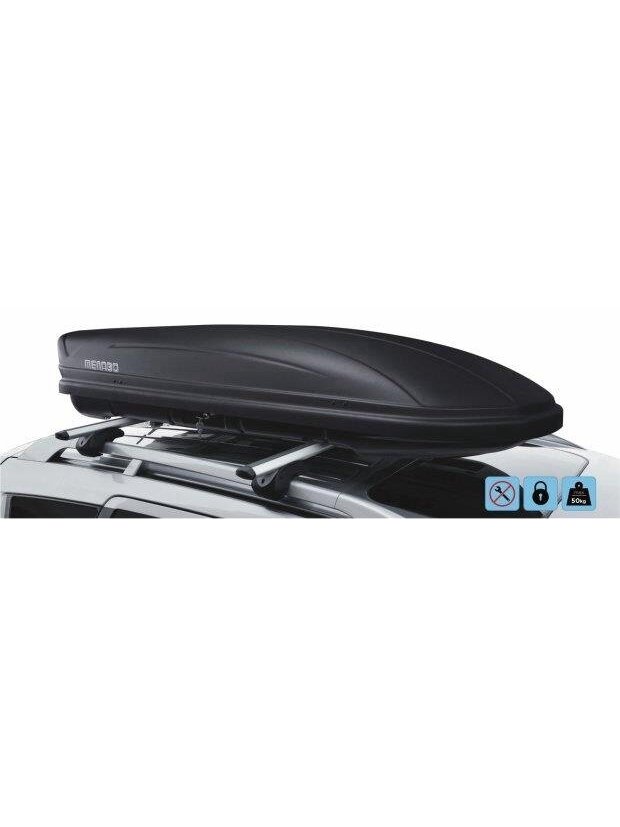 Automobilinė bagažinė Menabo Marathon Dark, 400 l 2 Automobilinė bagažinė Menabo Marathon Dark, 400 l 2