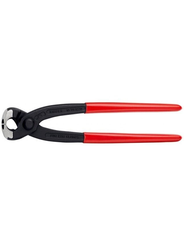 ⬡ Ausies tipo apkabų replės su šonine žiotimi 220 mm (1099I220, KNIPEX) ⬡ Ausies tipo apkabų replės su šonine žiotimi 220 mm (1099I220, KNIPEX)