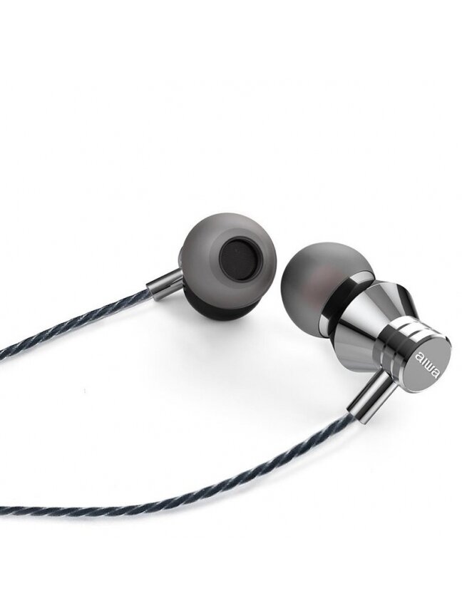 AUSINĖS 3.5MM ESTM-50SL AIWA SIDABRO 1
